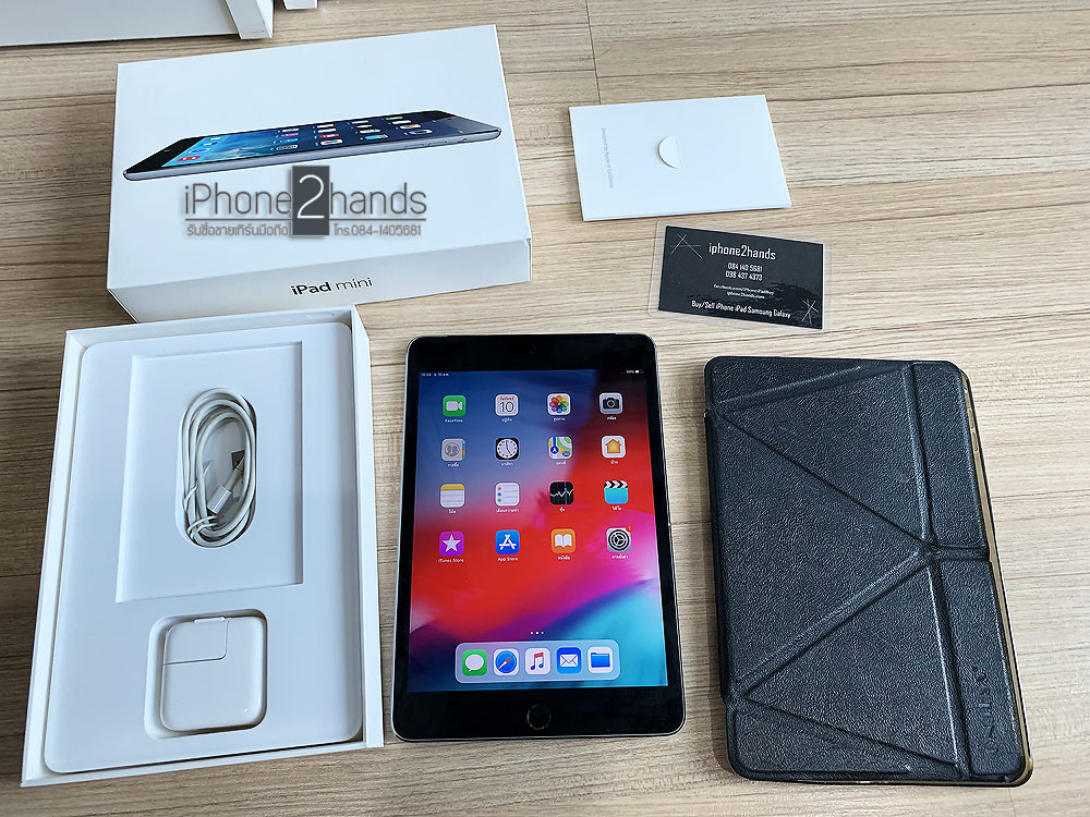 iPad Mini4 สีดำ 128gb 4G Wifi ครบกล่อง มือสอง ราคาถูก | รับซือมือถือ