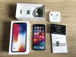 ขาย iPhone X สีดำ 64gb ศูนย์ไทย มือสอง ครบกล่องราคาถูก