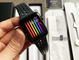 Apple Watch S3 Nike GPS 42mm สีดำประกัน30 เมษา63 พร้อมใบเสร็จ