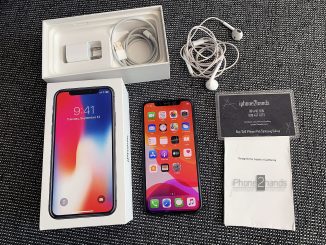 ขาย iPhone X สีดำ 256gb ศูนย์ไทย มือสอง ราคาถูก ครบกล่อง