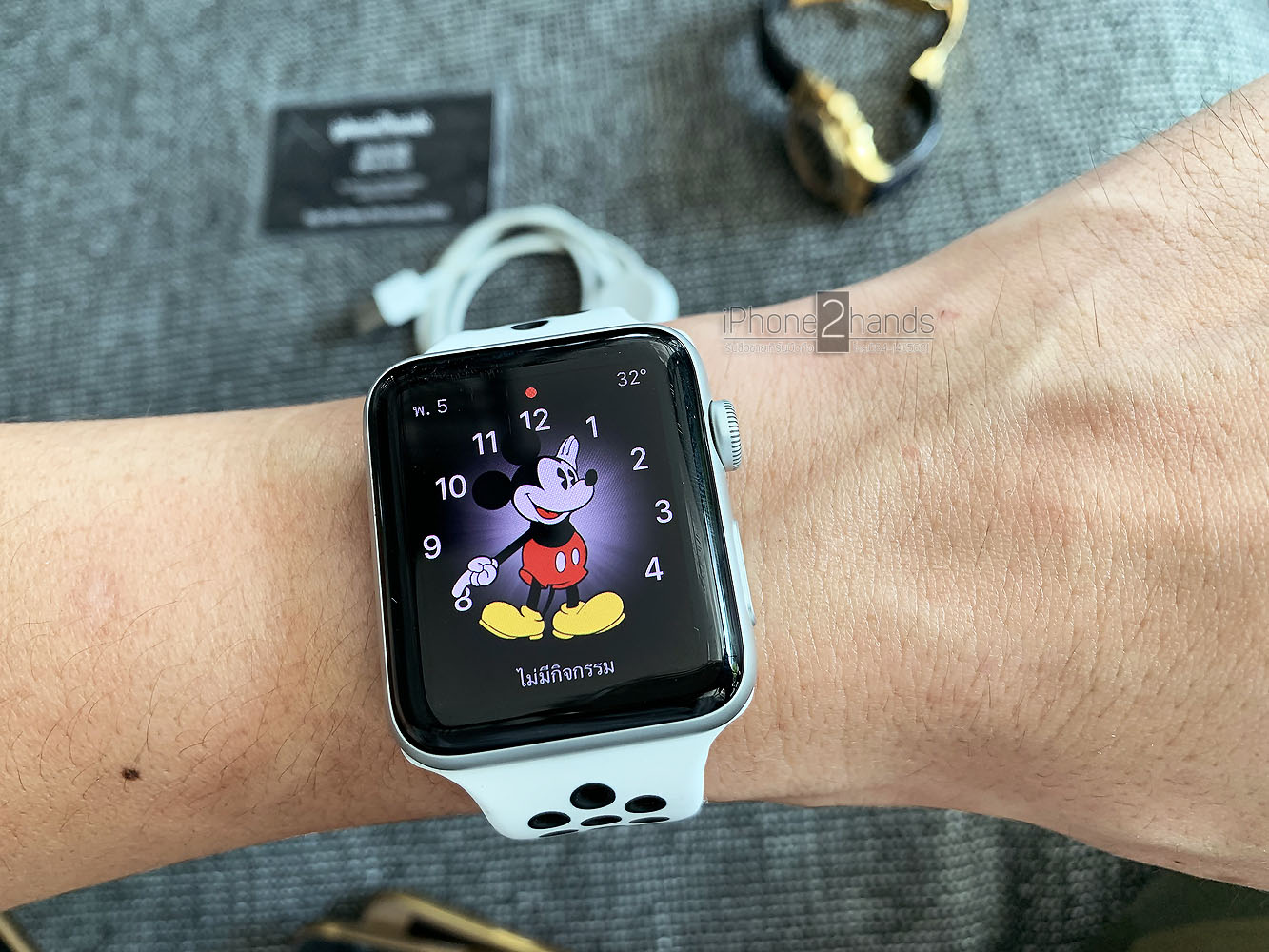 ขาย Apple Watch S3 GPS Cel สีขาว 42mm มือสอง ประกันเหลือ | รับซือมือถือ