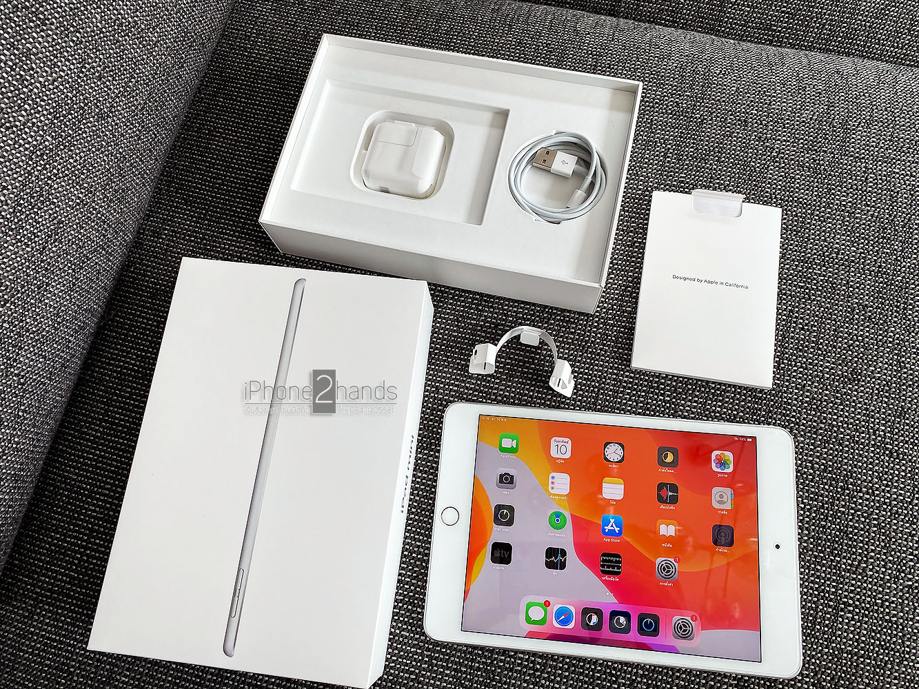 ขาย iPad Mini 5 สีขาว 64gb Wifi เครื่องศูนย์ มือสอง ราคาถูก | รับซือมือ