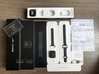 ขาย Apple Watch S5 44MM Nike สีดำ ประกัน กุมภา 64 ปีหน้า ใบเสร็จ