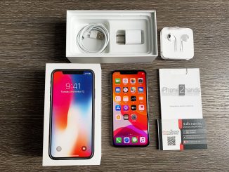 ขาย iPhone X สีดำ 64gb เครื่องศูนย์ไทย มือสอง ราคาถูก