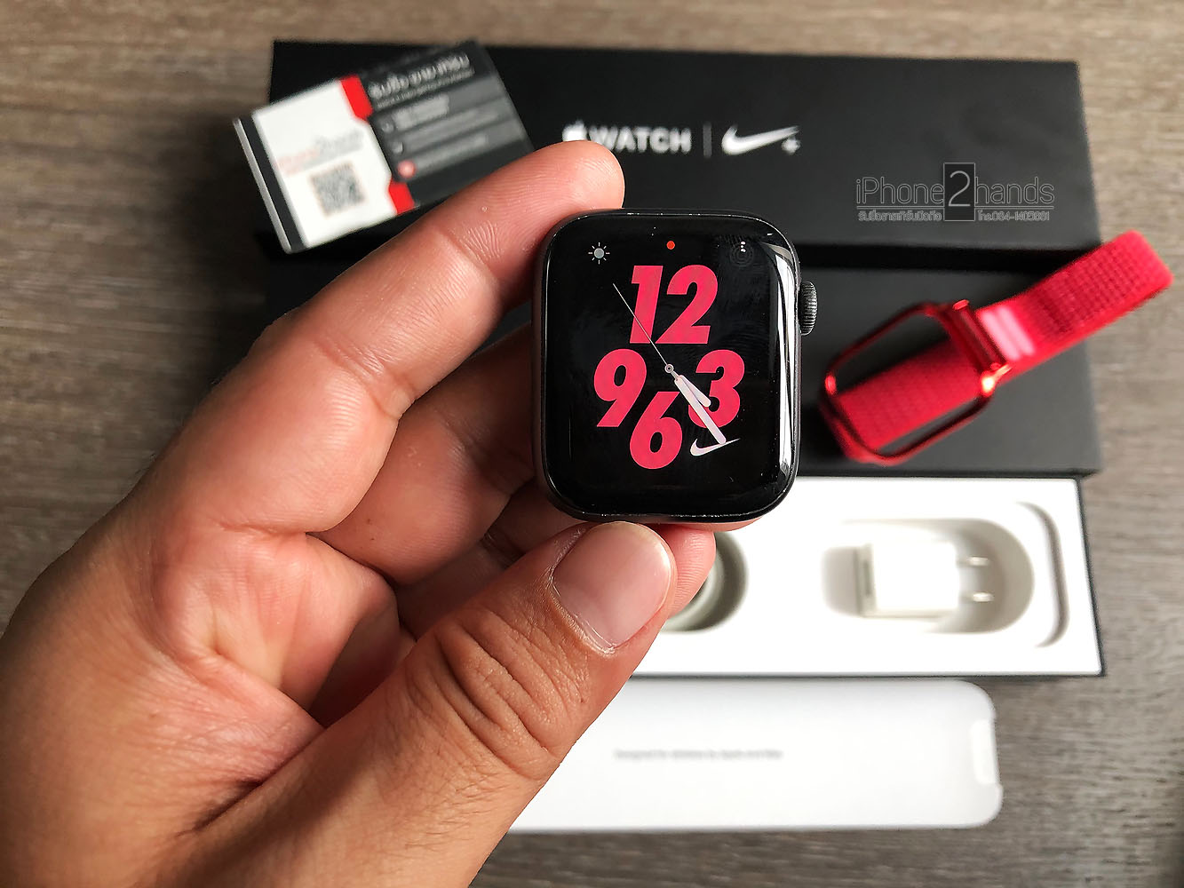 ขาย Apple Watch S4 สีดำ 44MM Nike GPS มือสอง ราคาถูก | รับซือมือถือ ขาย