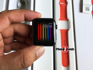Apple Watch Series 1 สีดำ สายสีแดง 42MM เครื่องศูนย์ มือสอง ราคาถูก