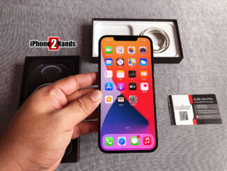 iPhone 12 Pro Max สีดำ 128gb ศูนย์ไทย ครบกล่อง มือสอง ราคาถูก ประกันเหลือ