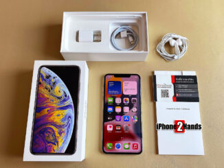 ขาย iPhone XS MAX สี Silver 256gb ศูนย์ไทย ครบกล่อง มือสอง ราคาถูก