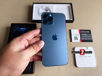 ขาย iPhone 12 Pro Max สี Pacific Blue 256gb ศูนย์ไทย ประกันเหลือ ราคาถูก