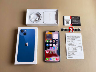 ขาย iPhone 13 สี Blue 256gb ศูนย์ไทย มือ 1 ประกันยาวๆ 30 ตุลาคม 65 ปีหน้า พร้อมใบเสร็จ