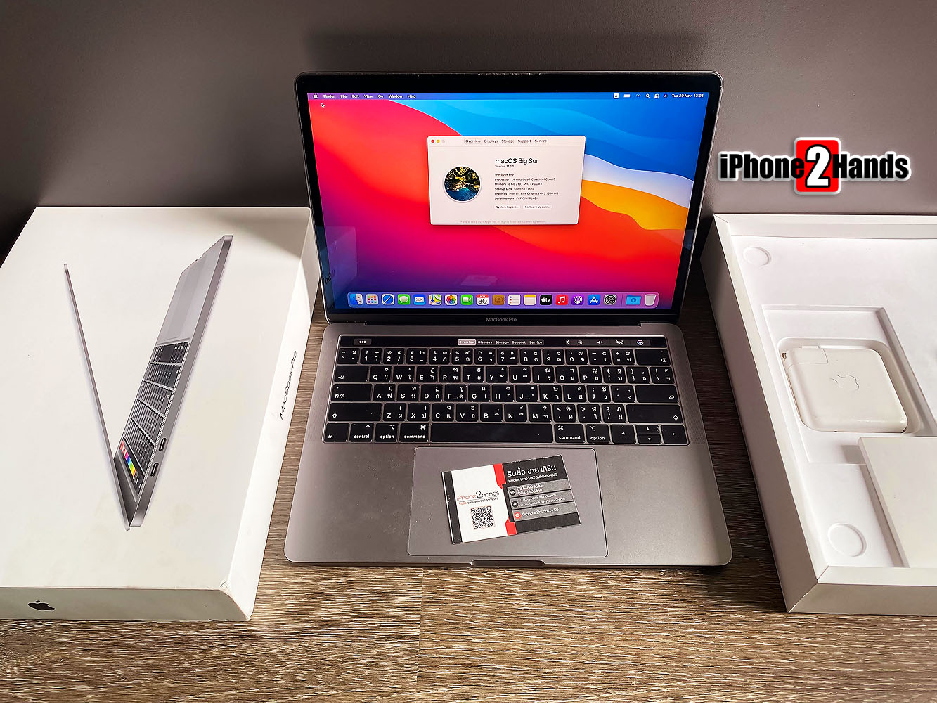 ขาย Macbook Pro 13 นิ้ว ปี 2019 Touch Bar เครื่องศูนย์ไทย ครบกล่อง มือ ...