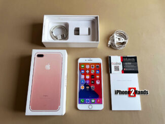 ขาย iPhone 7 Plus สีชมพู 32gb เครื่องศูนย์ไทย อุปกรณ์ครบกล่อง มือสอง ราคาถูก