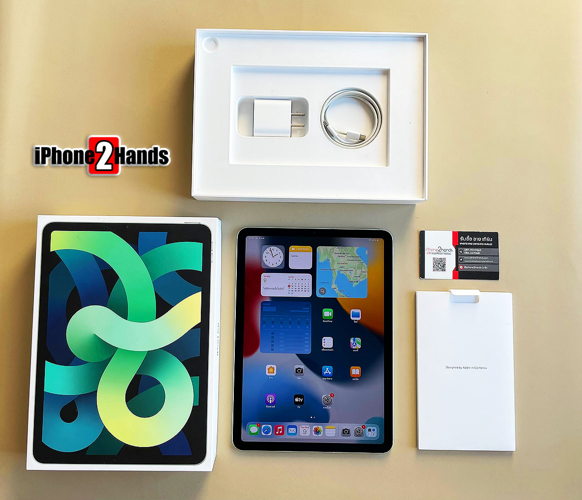 iPad Air 4 สีเขียว 256gb Cellular Wifi ศูนย์ไทย ครบกล่อง มือสอง ราคาถูก ...