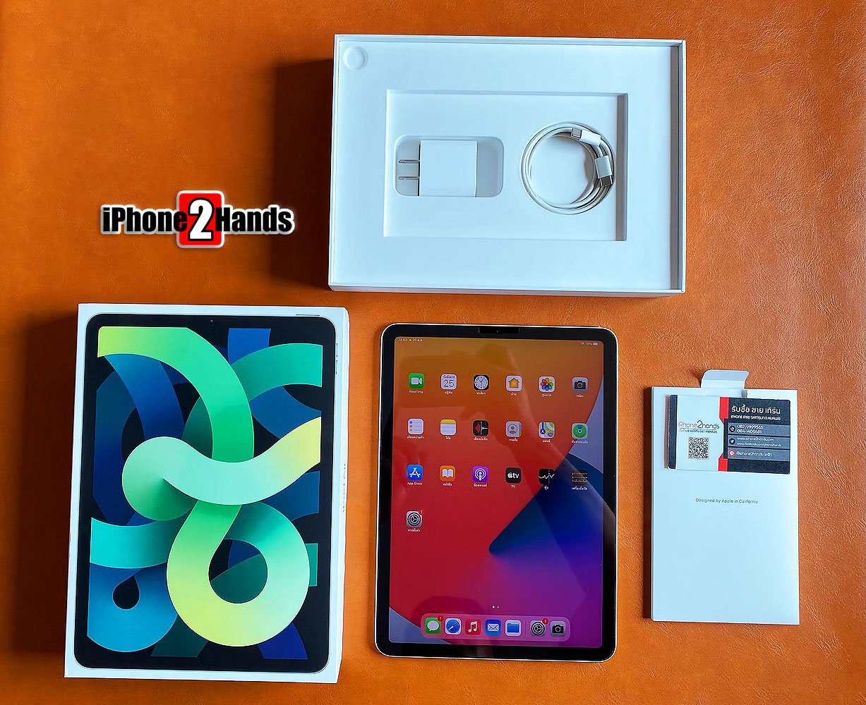 ขาย iPad Air 4 สีเขียว 64gb Wifi ศูนย์ไทย ครบกล่อง มือสอง ราคาถูก | รับ ...