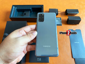 ขาย Samsung Galaxy S20 Plus สีดำ 128gb ศูนย์ไทย ครบกล่อง มือสอง ราคาถูก