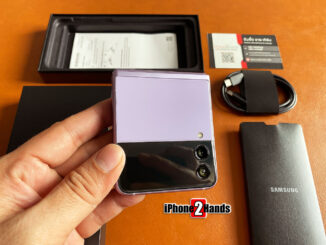 ขาย Samsung Galaxy Z Flip 3 5G สี Lavender 128gb ศูนย์ไทย มือสอง ราคาถูก ประกันยาวๆ พฤศจิกายน 65