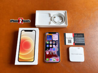 iPhone 12 Mini สีขาว 64gb เครื่องศูนย์ไทย อุปกรณ์ครบกล่อง ประกันยาวๆ สิงหาคม 65 ราคาถูก