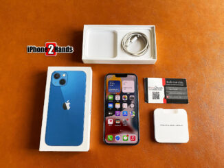 ขาย iPhone 13 สีน้ำเงิน 128gb ศูนย์ไทย ครบกล่อง มือสอง ประกันยาวๆ 9 เดือน ราคาถูก