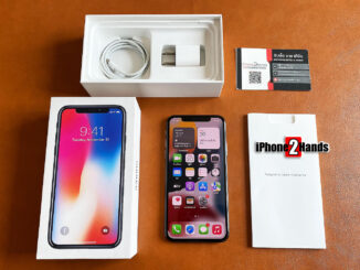 ผ่อน สด วางดาวน์ iPhone X สีดำ 64gb มือสอง ราคาถูก