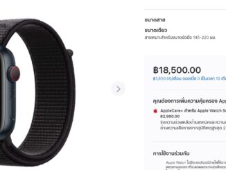 Apple Watch 7 สีดำ Nike Cellular GPS มือ 1 มีประกัน Apple Care+ ประกันยาวๆ 2 ปี ยังไม่แกะซีล