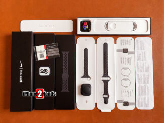 Apple Watch 7 Nike สีดำ 45MM GPS ศูนย์ไทย ครบกล่อง ประกันยาวๆ 26 มีนาคม 66 ปีหน้า ราคาถูก