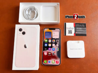 iPhone 13 สีชมพู 128gb ศูนย์ไทย ครบกล่อง ประกันยาวๆ เมษายน 66 ปีหน้า ราคาถูก