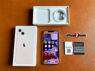iPhone 13 สีชมพู 128gb ศูนย์ไทย อุปกรณ์ครบกล่อง ประกันยาวๆ เมษายน 66 ปีหน้า ราคาถูก