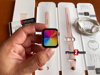 Apple Watch 4 สีชมพู 40MM GPS เครื่องศูนย์ไทย อุปกรณ์ครบกล่อง มือสอง ราคาถูก