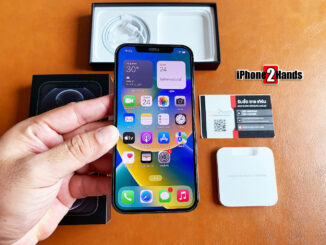 iPhone 12 Pro สีดำ 128gb เครื่องศูนย์ไทย อุปกรณ์ครบกล่อง มือสอง ราคาถูก