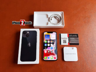 iPhone 13 Mini สีดำ 128gb เครื่องศูนย์ไทย อุปกรณ์ครบกล่อง ประกันเหลือ ราคาถูก