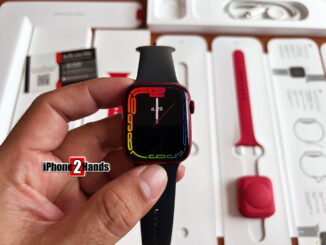 Apple Watch 7 สีแดง 45MM GPS ศูนย์ไทย ครบกล่อง ประกันยาวๆ 10 มีนาคม 66 ปีหน้า ราคาถูก