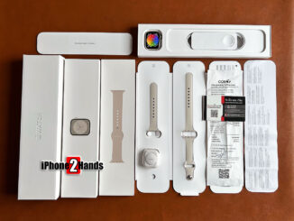 Apple Watch 8 41MM สี Starlight GPS ประกันยาวๆ พฤศจิกายน 66 ปีหน้า พร้อมใบเสร็จ ราคาถูก