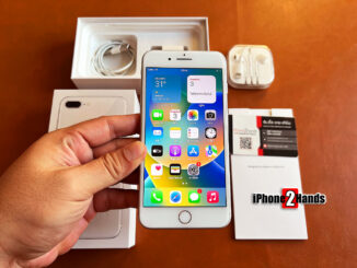 ขาย iPhone 8 Plus สี Silver 64gb เครื่องศูนย์ไทย อุปกรณ์ครบกล่อง มือสอง ราคาถูก