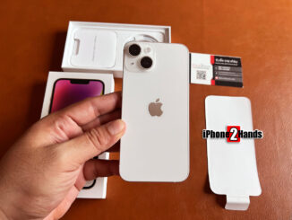 iPhone 14 สี Starlight 256gb ศูนย์ไทย อายุ 1 วัน ประกันยาวๆ 14 พฤศจิกา 66 ปีหน้า ราคาถูกมากๆ