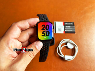Apple Watch 7 Nike 45MM GPS สีดำ เครื่องศูนย์ไทย ประกัน มีนาคม 66 ปีหน้า ราคาถูกมาก