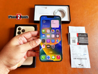 ขาย iPhone 13 Pro Max สีทอง 256gb เครื่องศูนย์ไทย อุปกรณ์ครบกล่อง มือสอง ราคาถูก