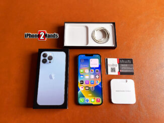 iPhone 13 Pro Max สีฟ้า 128gb เครื่องศูนย์ไทย อุปกรณ์ครบกล่อง มือสอง ราคาถูก