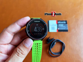 ขาย Garmin 325 สีดำ สายสีเขียว เครื่องศูนย์ไทย มือสอง ราคาถูก