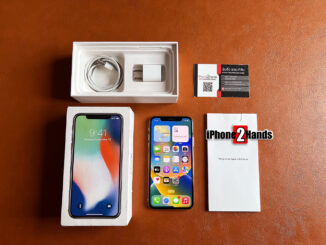 ขาย iPhone X สี Silver 256gb เครื่องศูนย์ไทย อครบกล่อง มือสอง ราคาถูก