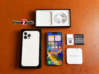 iPhone 13 Pro Max สี Silver 128gb ศูนย์ไทย ประกันยาวๆ 20 เมษายน 67 ปีหน้า ราคาถูก