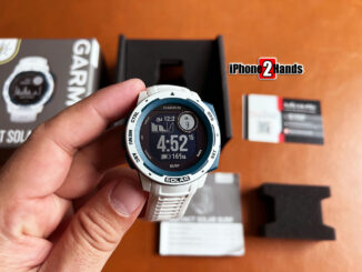 ขาย Garmin Instinct Solar สีขาว เครื่องศูนย์ไทย มือสอง ครบกล่อง ราคาถูก