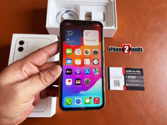 iPhone 11 สีขาว 64gb เครื่องศูนย์ไทย อุปกรณ์ครบกล่อง มือสอง ราคาถูก