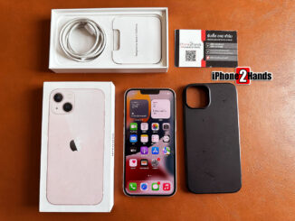 iPhone 13 สีชมพู 128gb ศูนย์ไทย อุปกรณ์ครบกล่อง มือสอง ราคาถูก