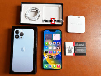 iPhone 13 Pro Max สีฟ้า 128gb เครื่องศูนย์ไทย อุปกรณ์ครบกล่อง มือสอง ราคาถูก