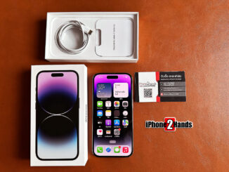 iPhone 14 Pro สีม่วง 256gb เครื่องศูนย์ไทย อุปกรณ์ครบกล่อง มือสอง ราคาถูก