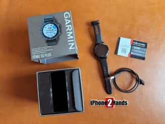 Garmin Fenix 5S Plus สีดำ เครื่องศูนย์ไทย อุปกรณ์ครบกล่อง มือสอง ราคาถูก
