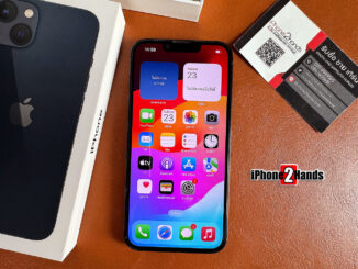 ขาย iPhone 13 สีดำ 128gb เครื่องศูนย์ไทย อุปกรณ์ครบกล่อง มือสอง ราคาถูก